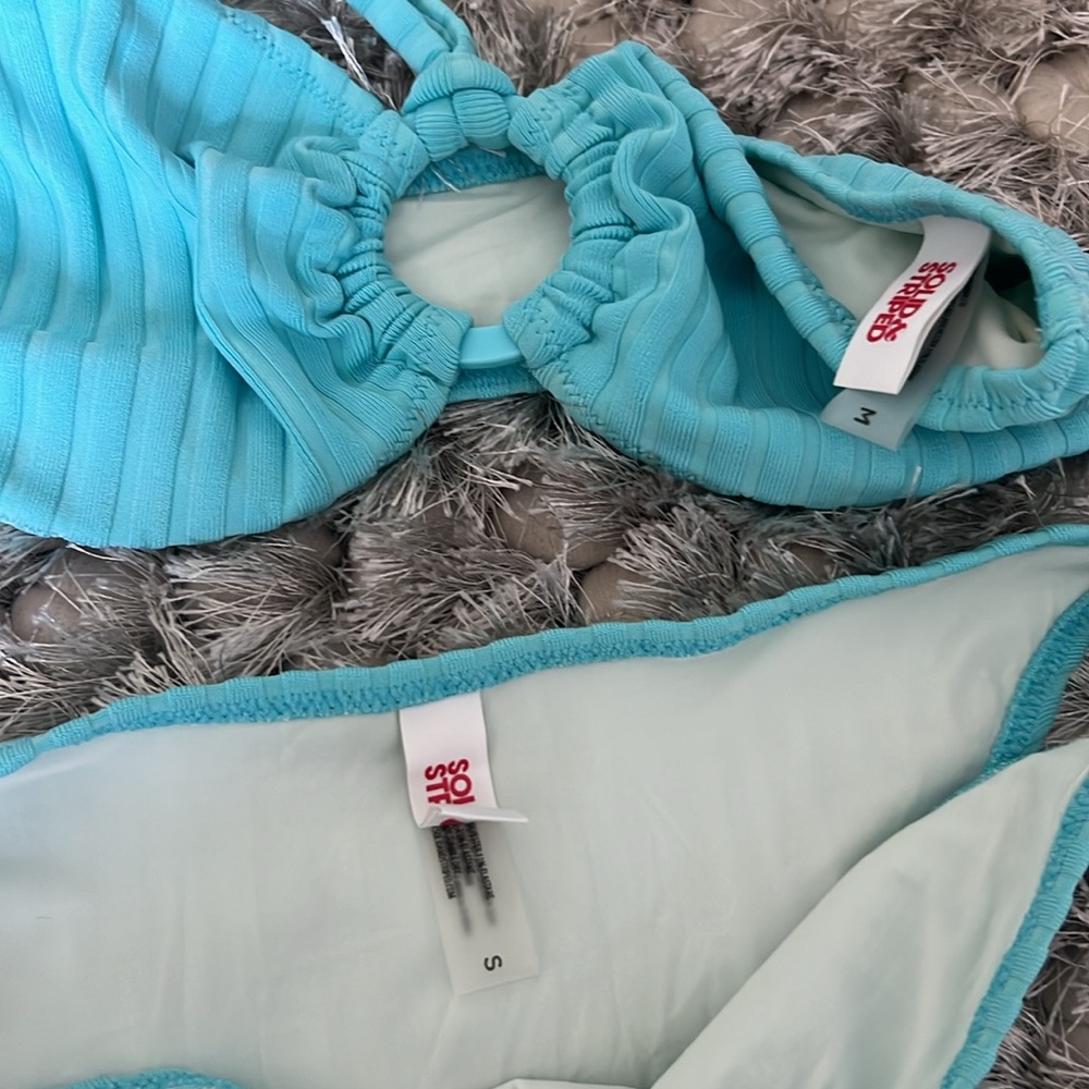 Solid & Striped Blue Bikini - image 2